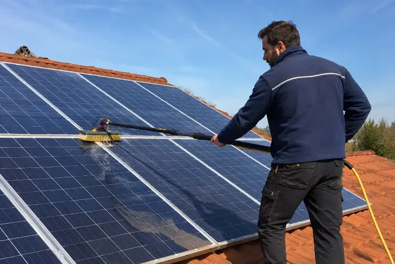 Nettoyage et entretien de panneaux solaires à Bressuire